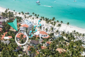 CARIBBEAN Villa 7 Guests BBQ TV Towels Kitchen WIFI BAVARO BEACH